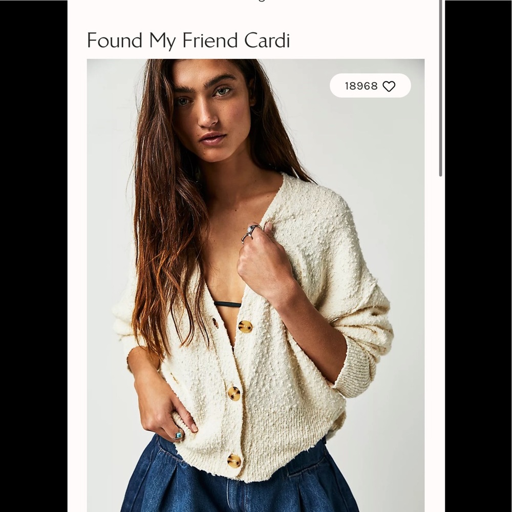 Free people find my friend cardi